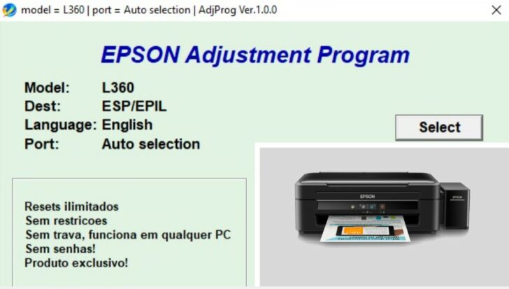 Download Resetter Epson L360 Printer Waredata Tech Enthusiast 8960