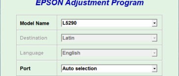 Epson L5290 Resetter