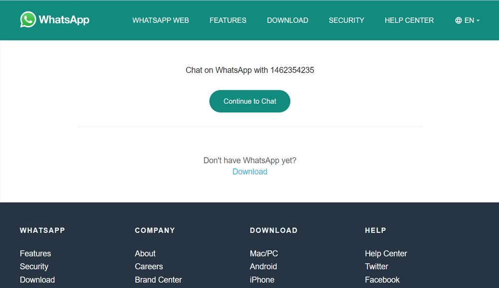 How To Create A WhatsApp Link WareData Tech Enthusiast