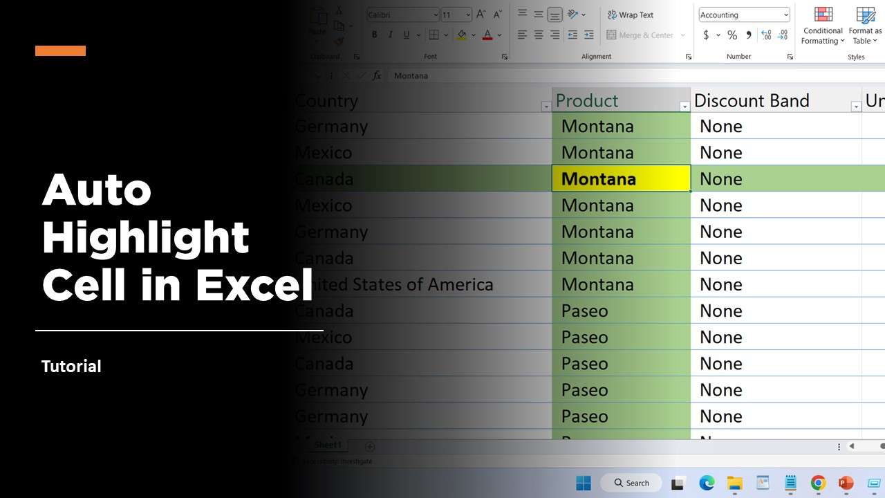 How to Auto Highlight on The Active Cell in Microsoft Excel - WareData ...