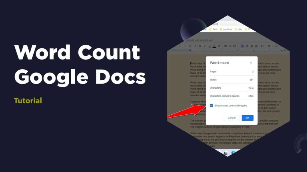 How to Check Word Count on Google Docs