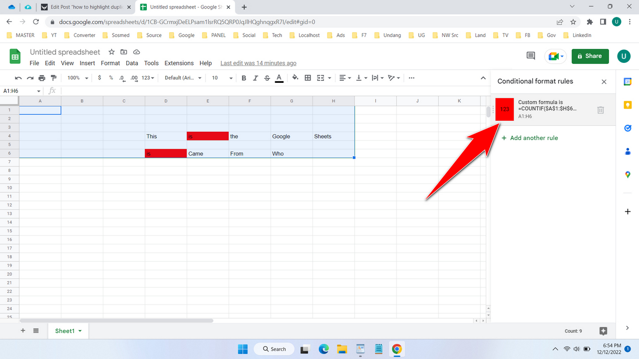 How To Highlight Duplicates In Google Sheets Step 4 