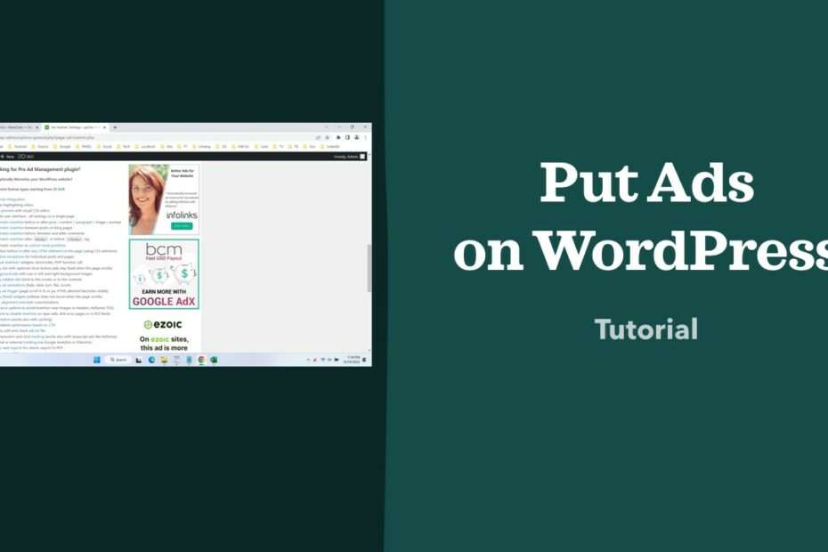 How To Put Ads On WordPress Website WareData Tech Enthusiast