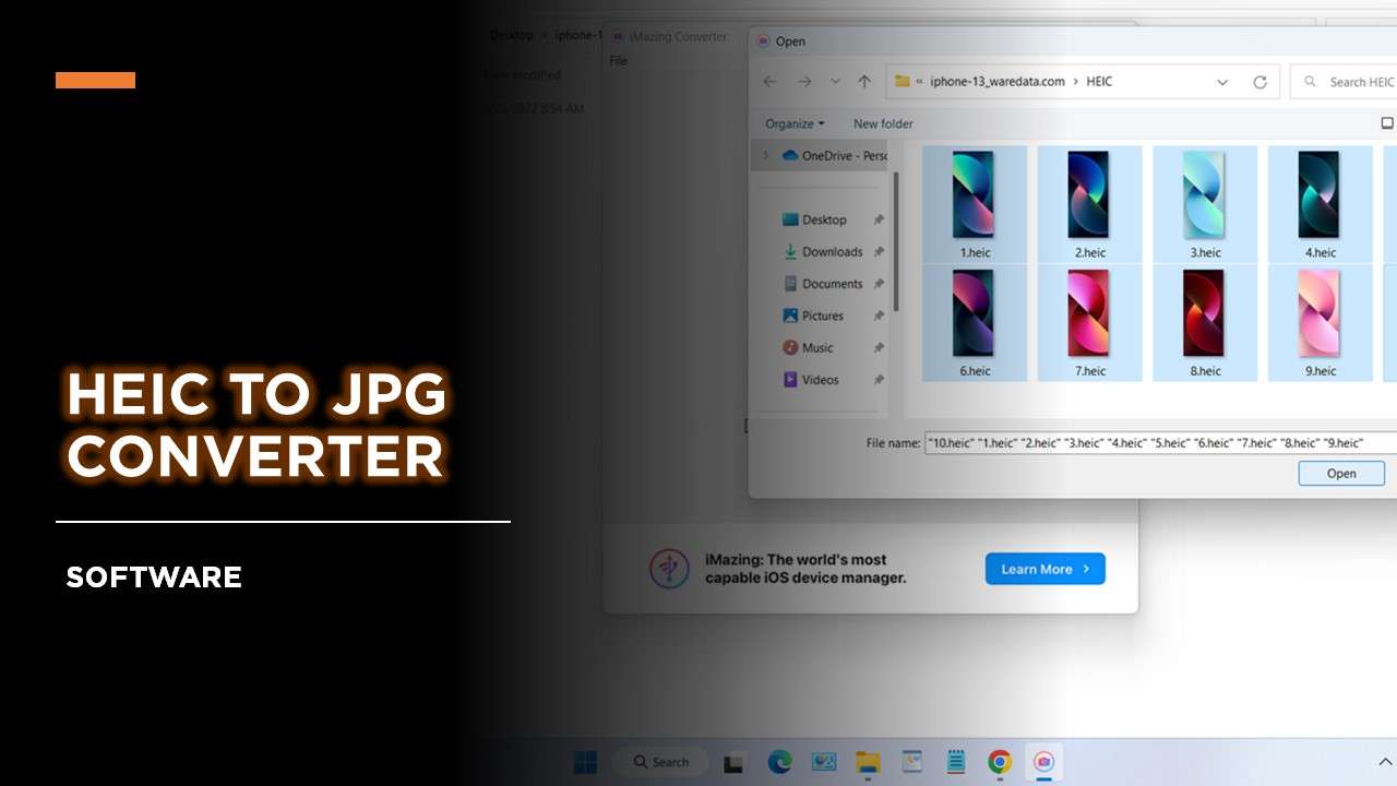 Heic to JPG Converter Windows Software WareData Tech enthusiast