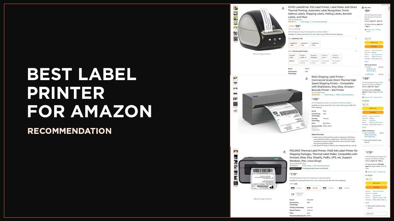 Best Label Printer for Amazon fba - WareData | Tech enthusiast