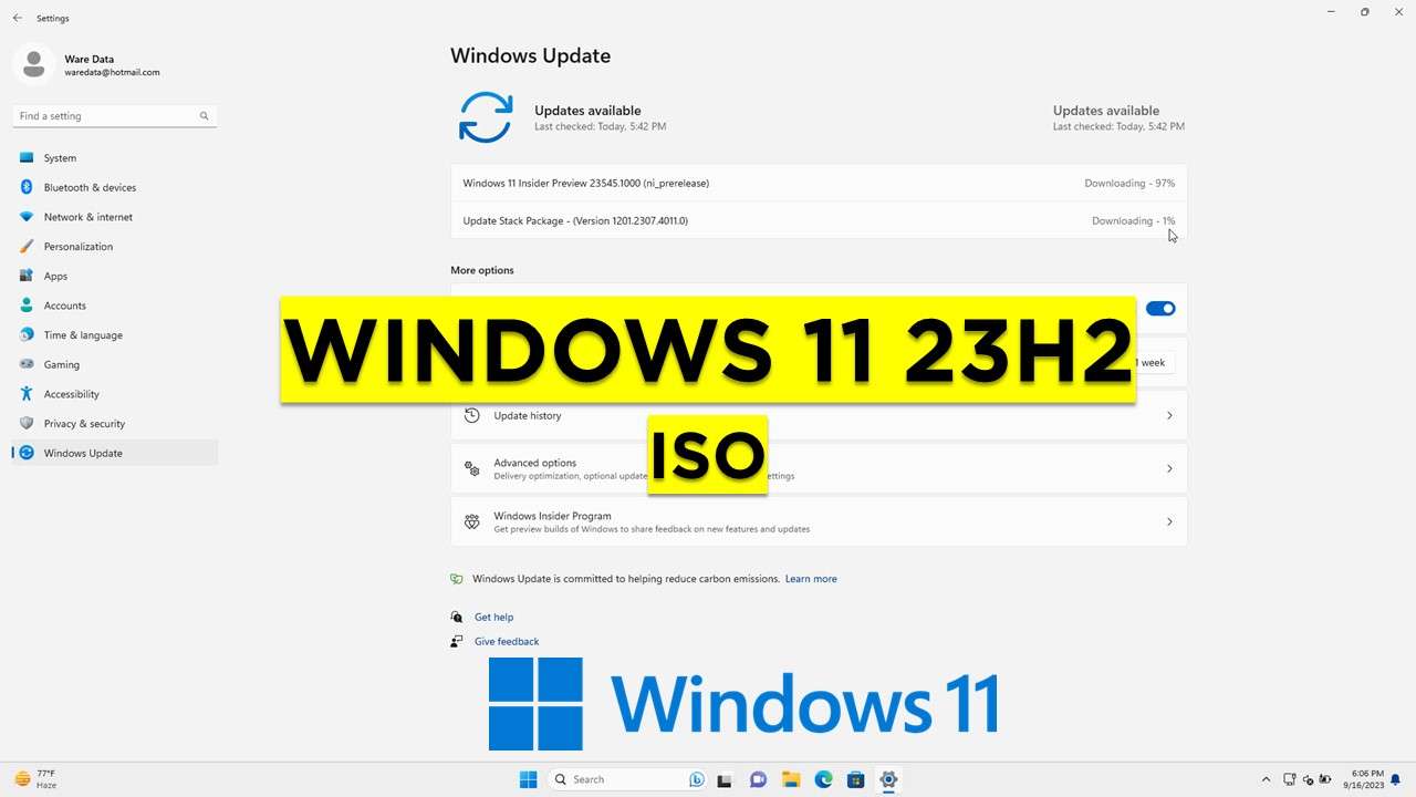 Download Windows 11 23H2 Update [Direct Guide]