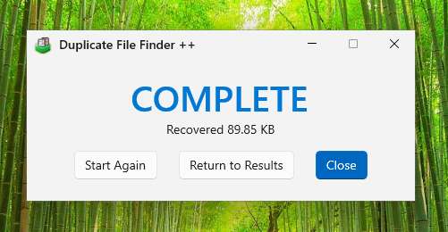Complete Delete Duplicate Files With Duplicate File Finder ++ in Windows 11
