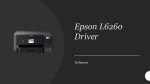 Epson L6260 Driver Software