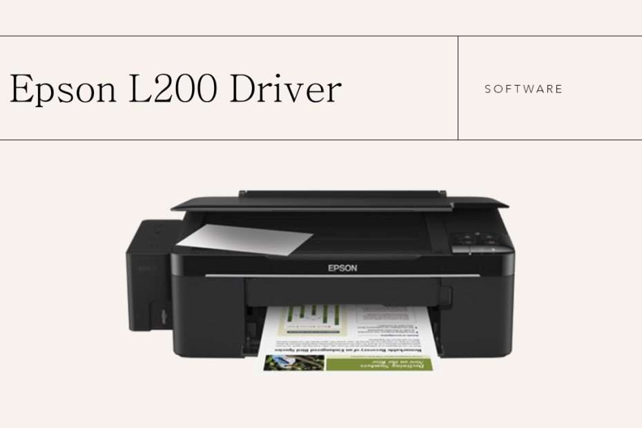 Epson L200 Driver