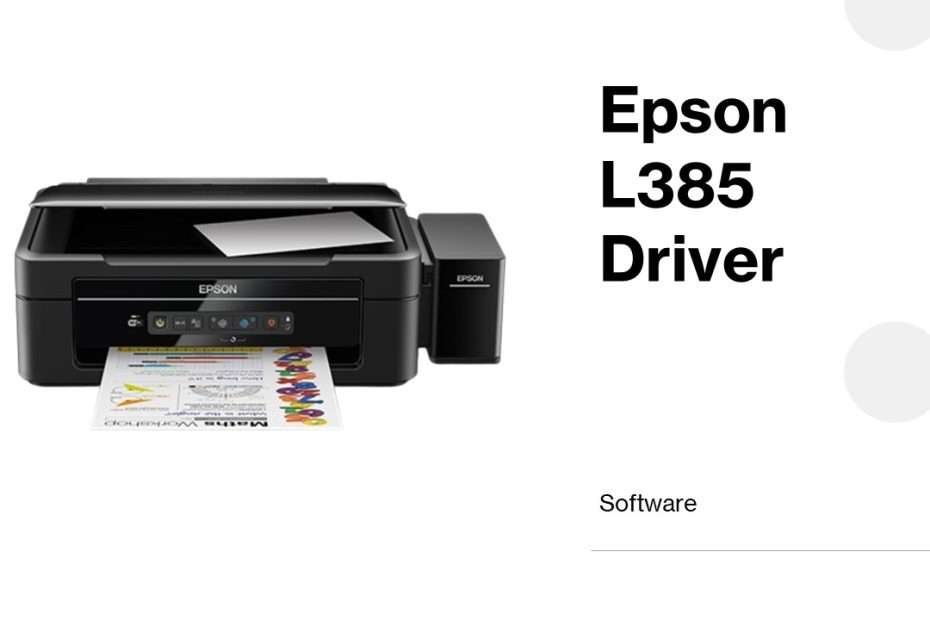 Epson L385 Driver Download