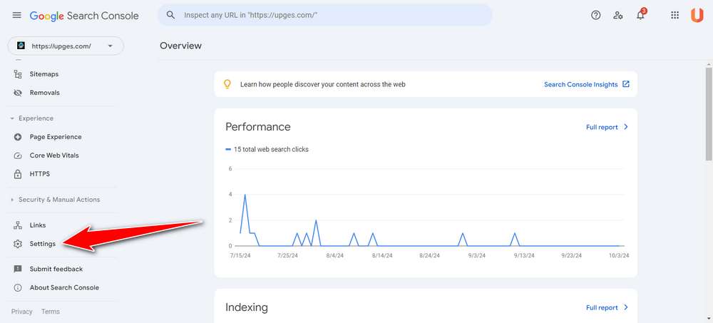 How to Add People to Your Google Search Console Account - Step 1