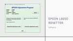 Epson L8050 Resetter Adjusment Program