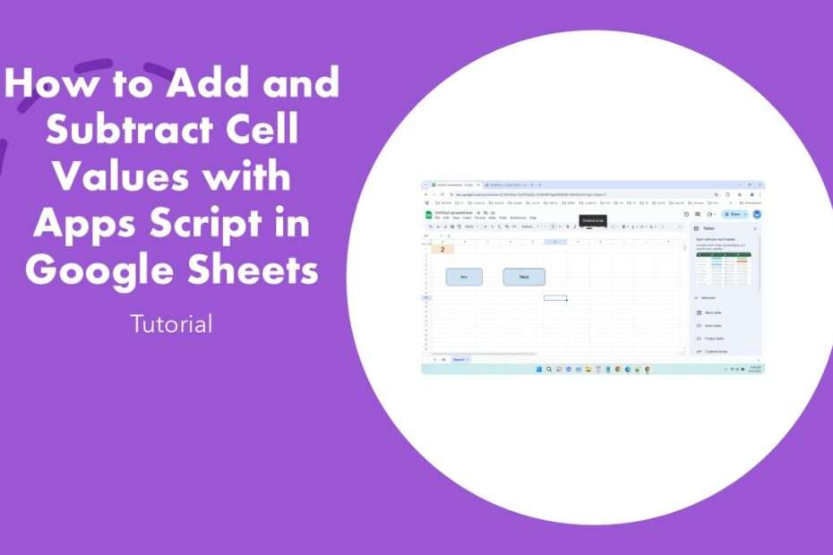 How to Add and Subtract Cell Values with Google Sheets