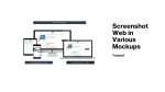 Screenshot Web in Various Mockups Tutorial