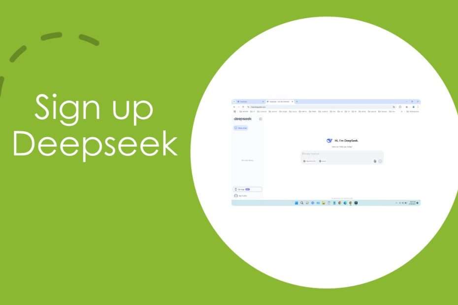 Sign up Deepseek