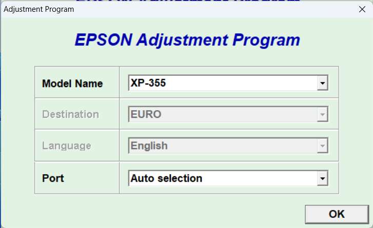 How to Reset Epson XP-355 - Step 2